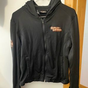 Harley Davidson Womens zip up hoodie